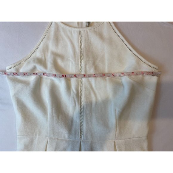 Speechless Womens Skater Mini Dress Sleeveless Halter Neck White Size Small - Picture 5 of 9